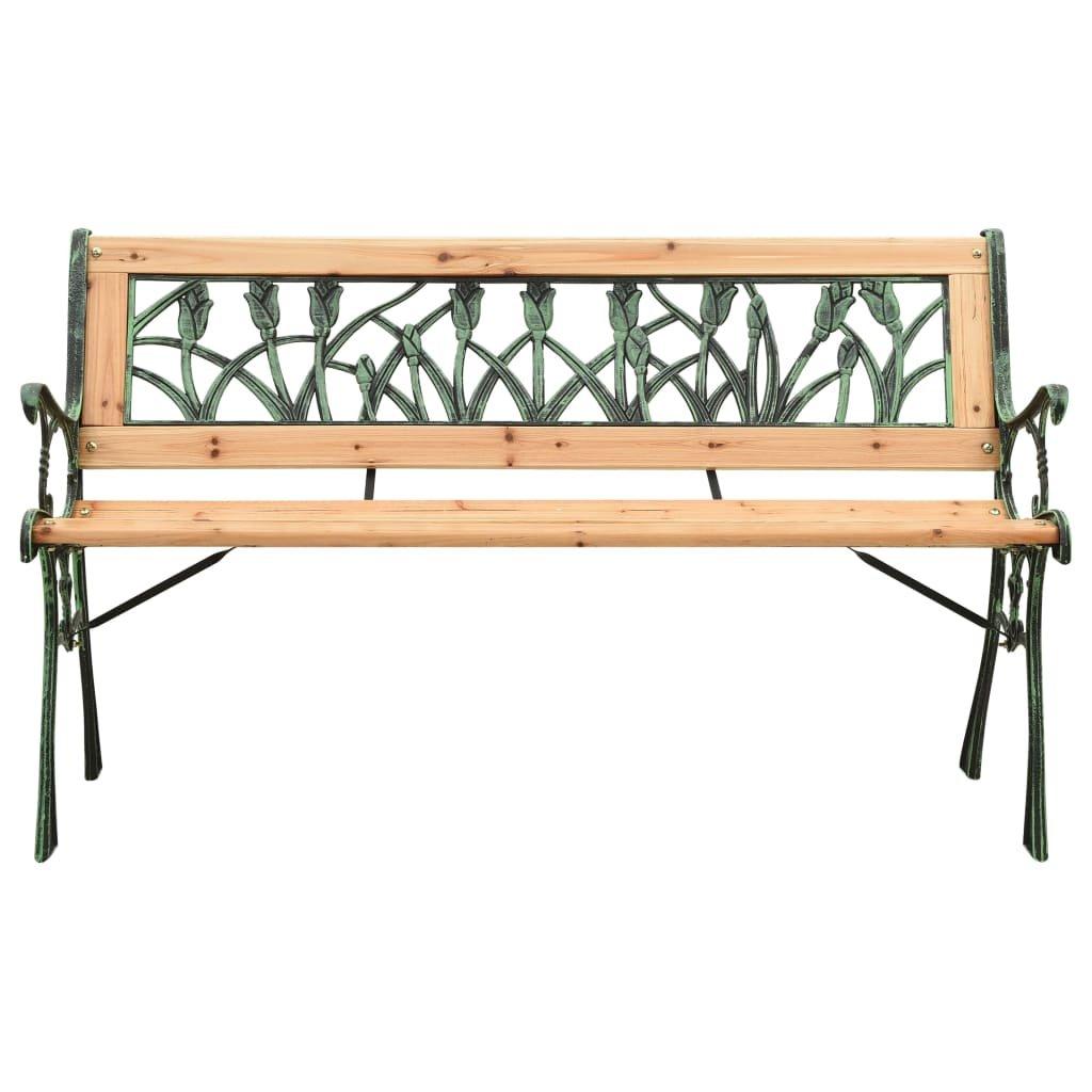 VidaXL Banc de jardin bois  