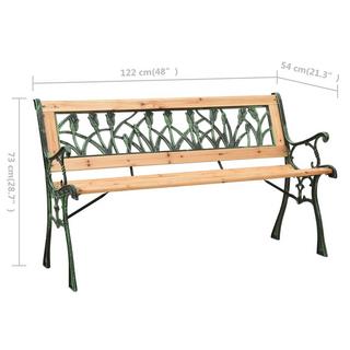 VidaXL Gartenbank holz  