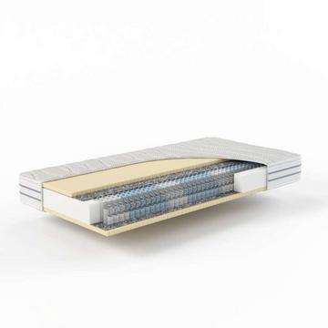 Matratze Naturale T-1000 mit Naturlatexauflage - Mittel - Federkernmatratze