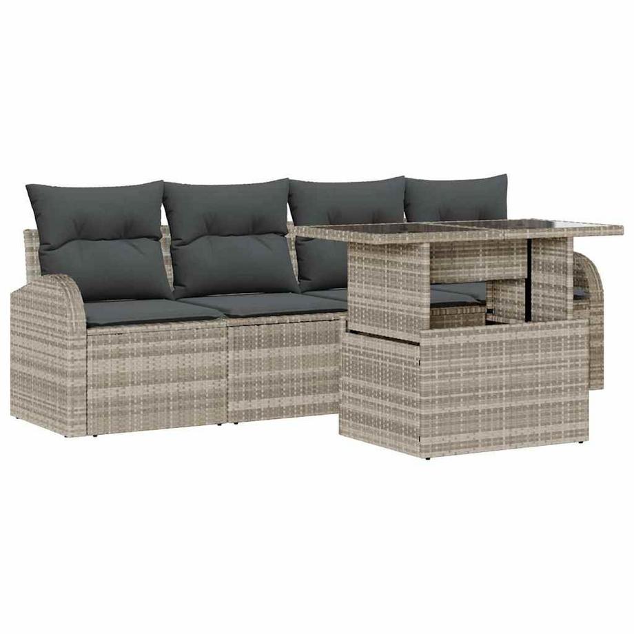 Set Divano da Giardino Polyrattan
