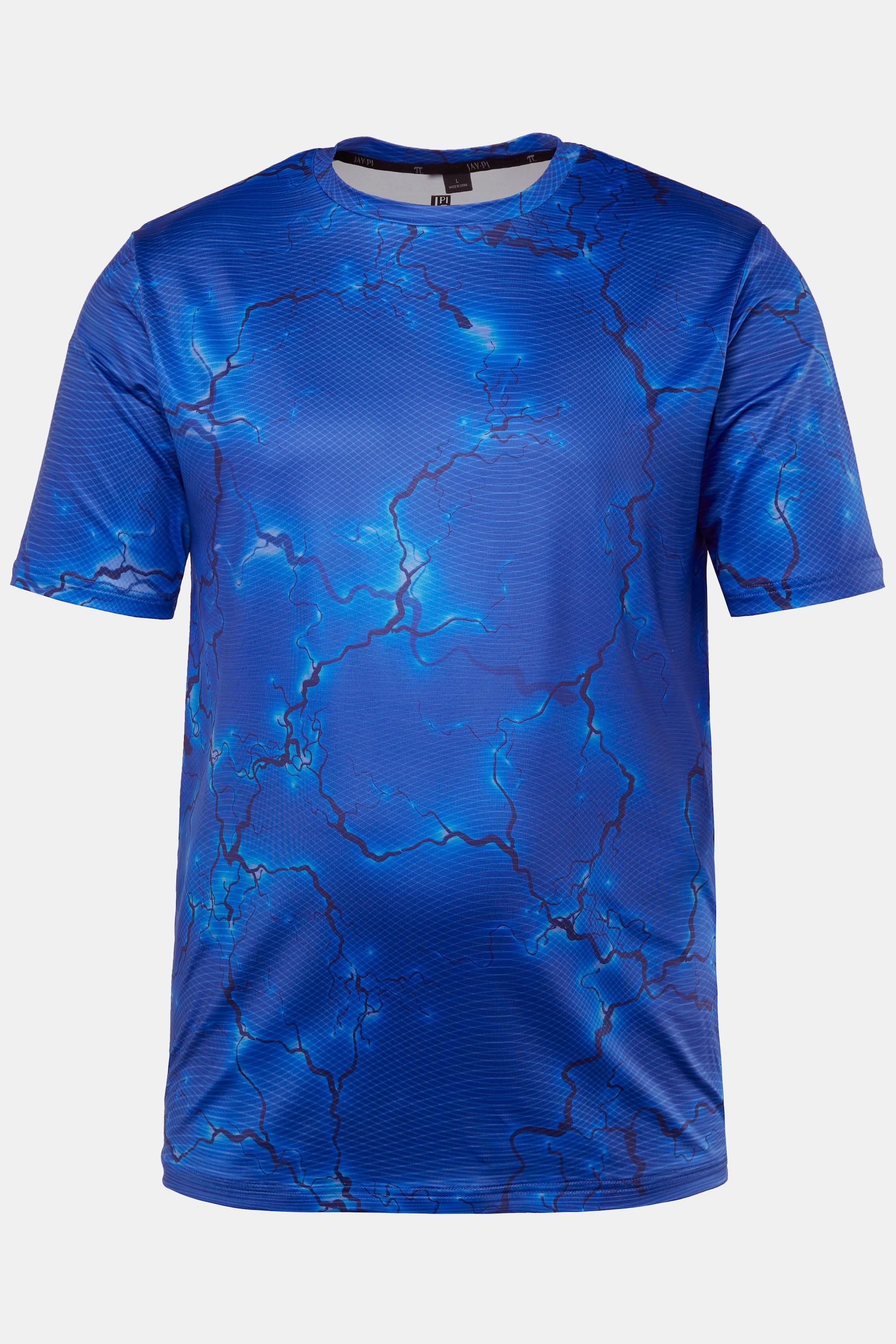 JP1880 Iron Anvil QuickDry Fitness Halbarm T-Shirt Alloverprint  