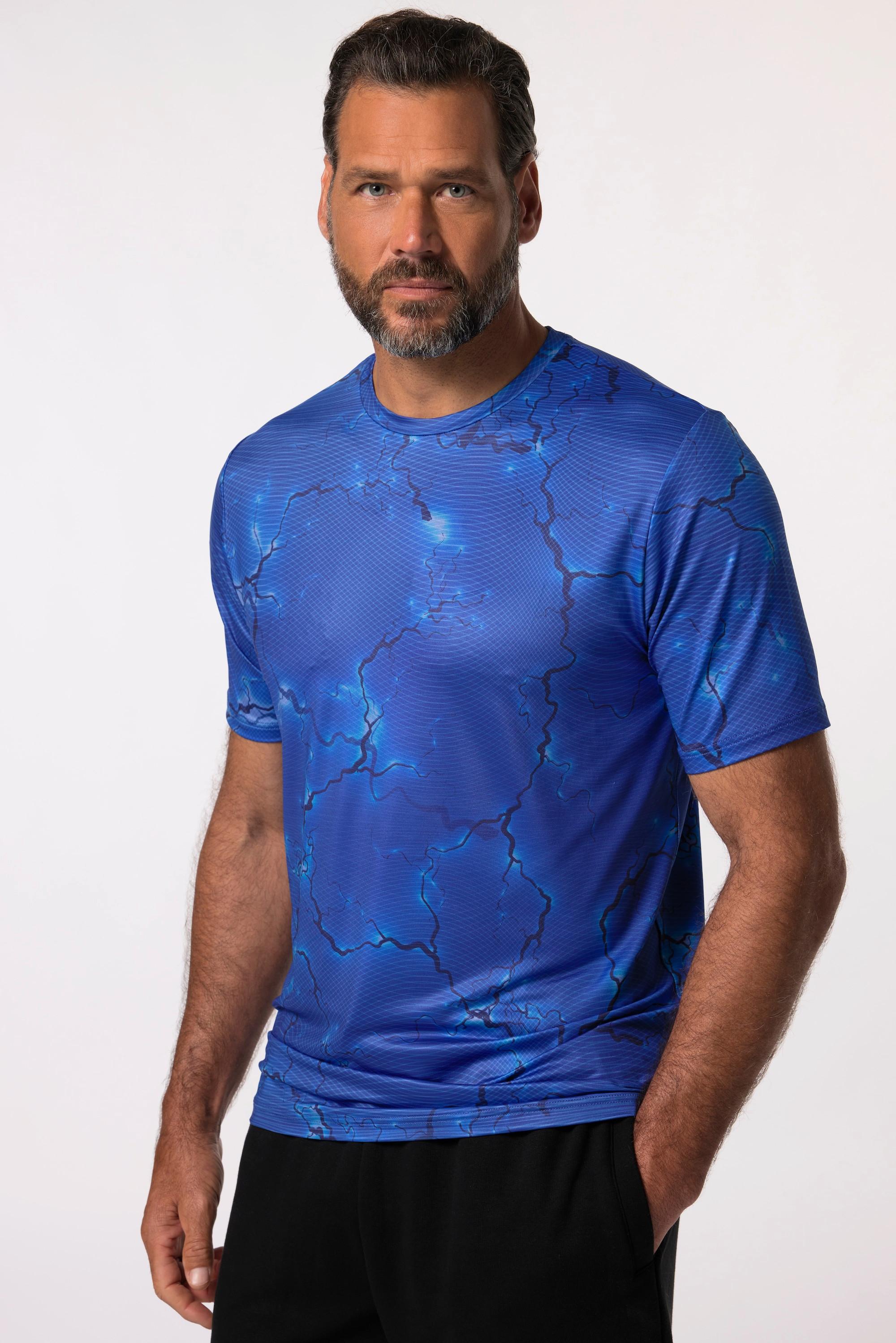 JP1880 Iron Anvil QuickDry Fitness Halbarm T-Shirt Alloverprint  