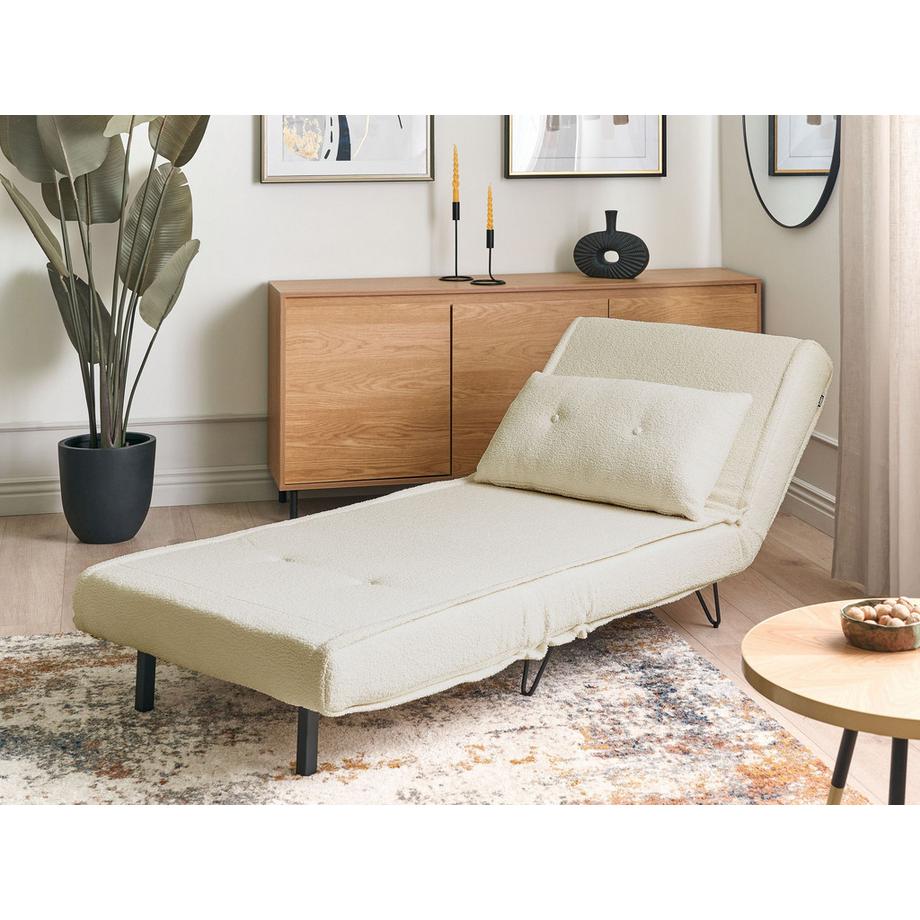 Beliani Set da salotto en Bouclé Glamour VESTFOLD  