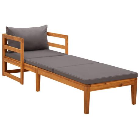 VidaXL Chaise longue bois d'acacia  