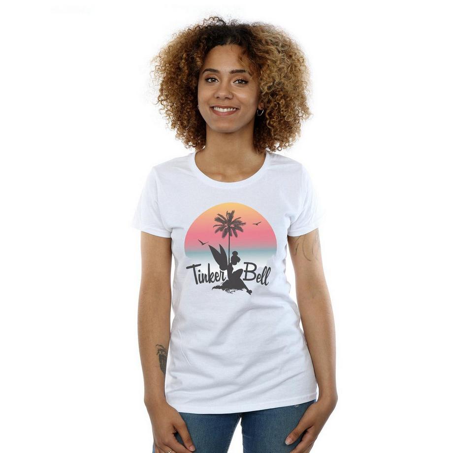 Disney Tinker Bell Silhouette Tramonto T-Shirt  