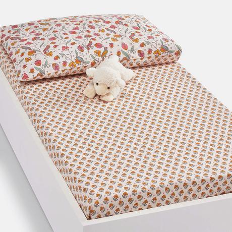 La Redoute Intérieurs Lenzuolo con angoli Bertille floreale per neonati  