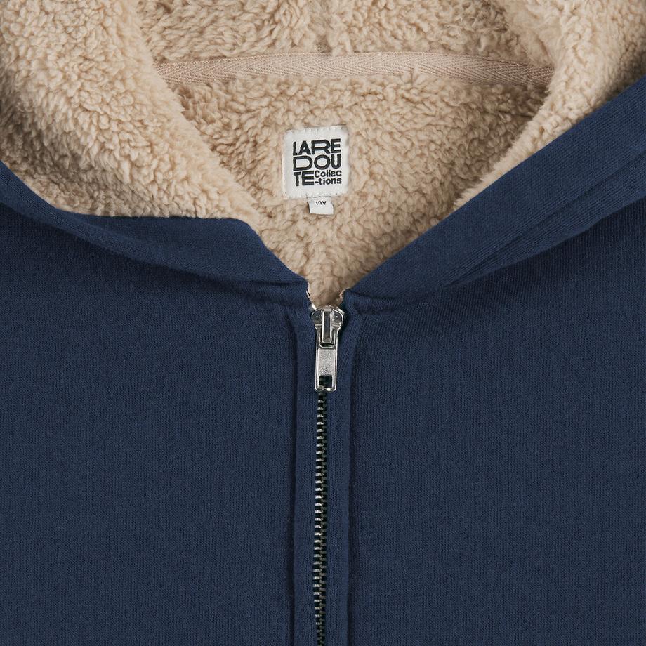 La Redoute Collections  Sweatshirt mit Reissverschluss und Kapuze 