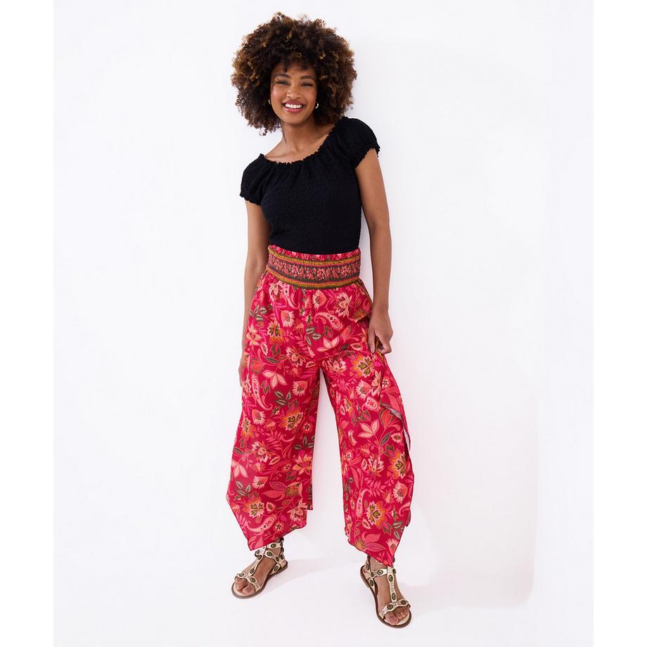 Joe Browns Pantaloni Comodi con Orlo Floreale  