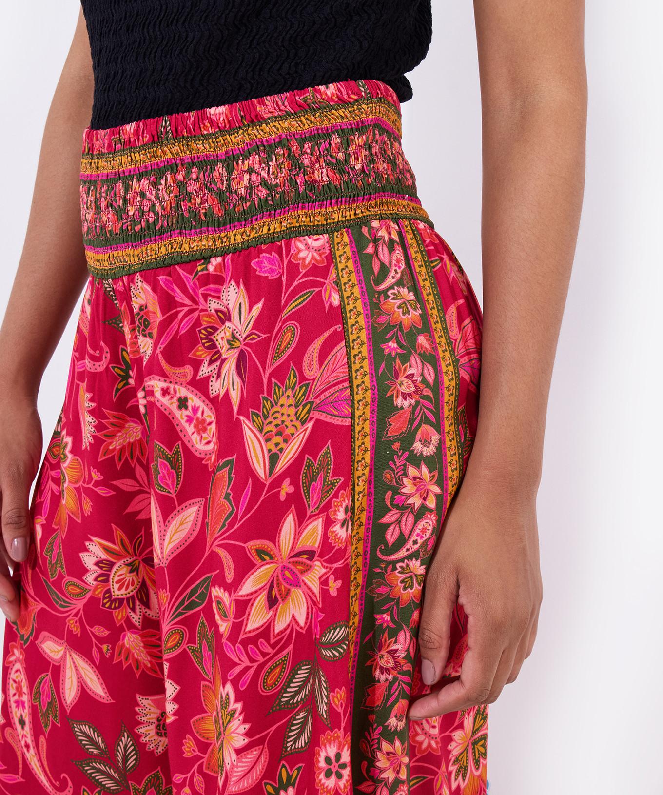 Joe Browns Pantalon Détente Floral Bordures Contrastées  