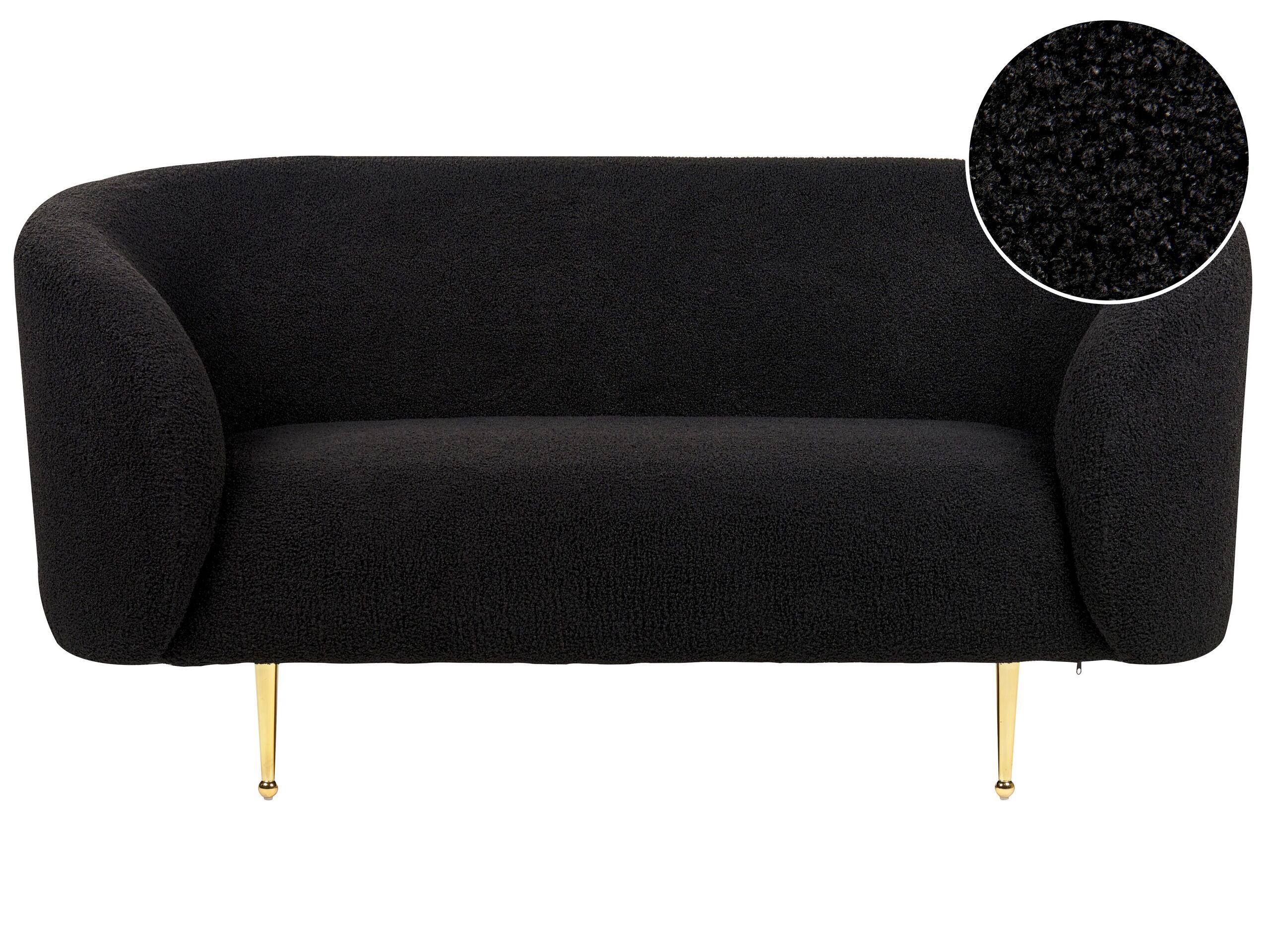 Beliani 2 Sitzer Sofa aus Bouclé Klassisch LOEN  