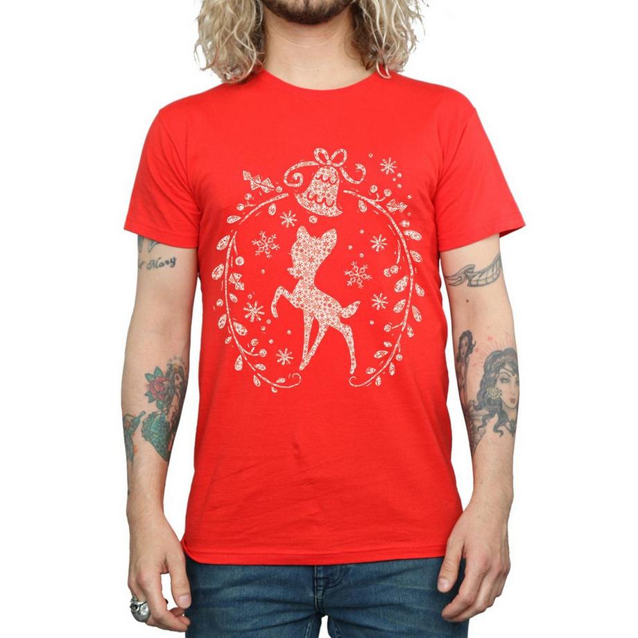 Disney Bambi Weihnachtskranz T-Shirt  