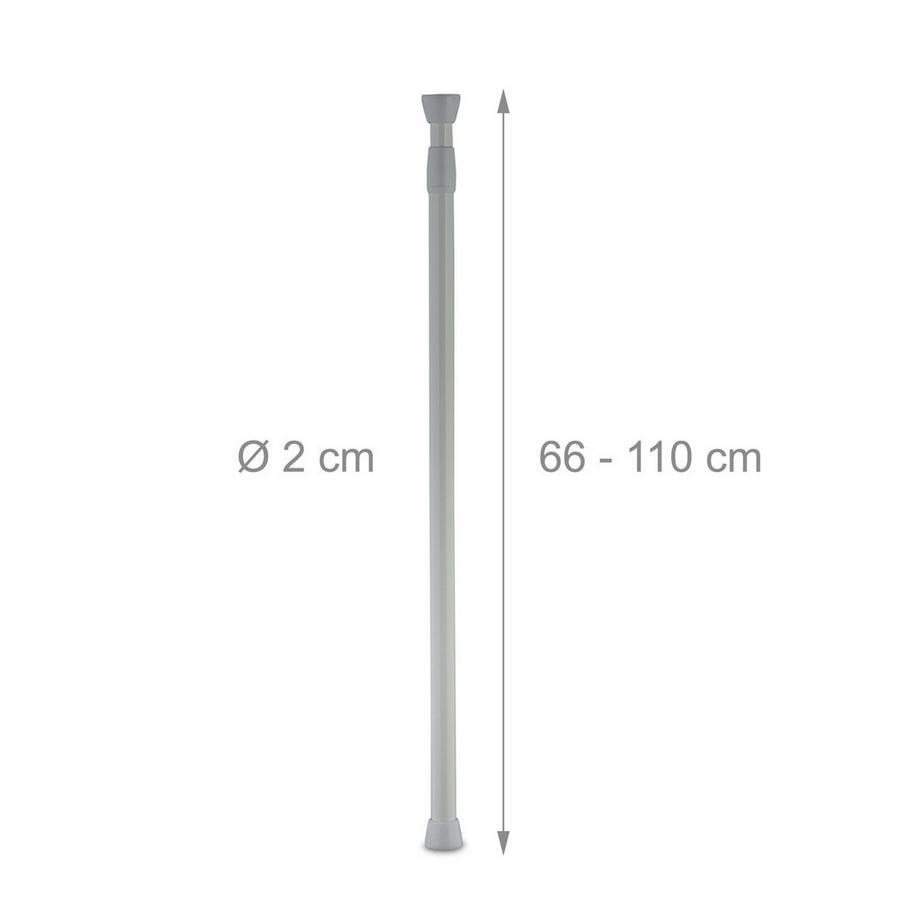 Northix  Teleskopstange aus Edelstahl, 