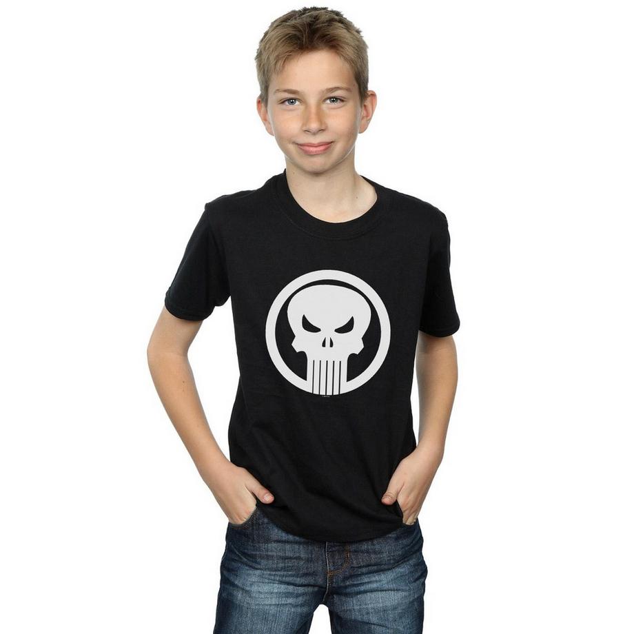 MARVEL  The Punisher Skull Circle TShirt 