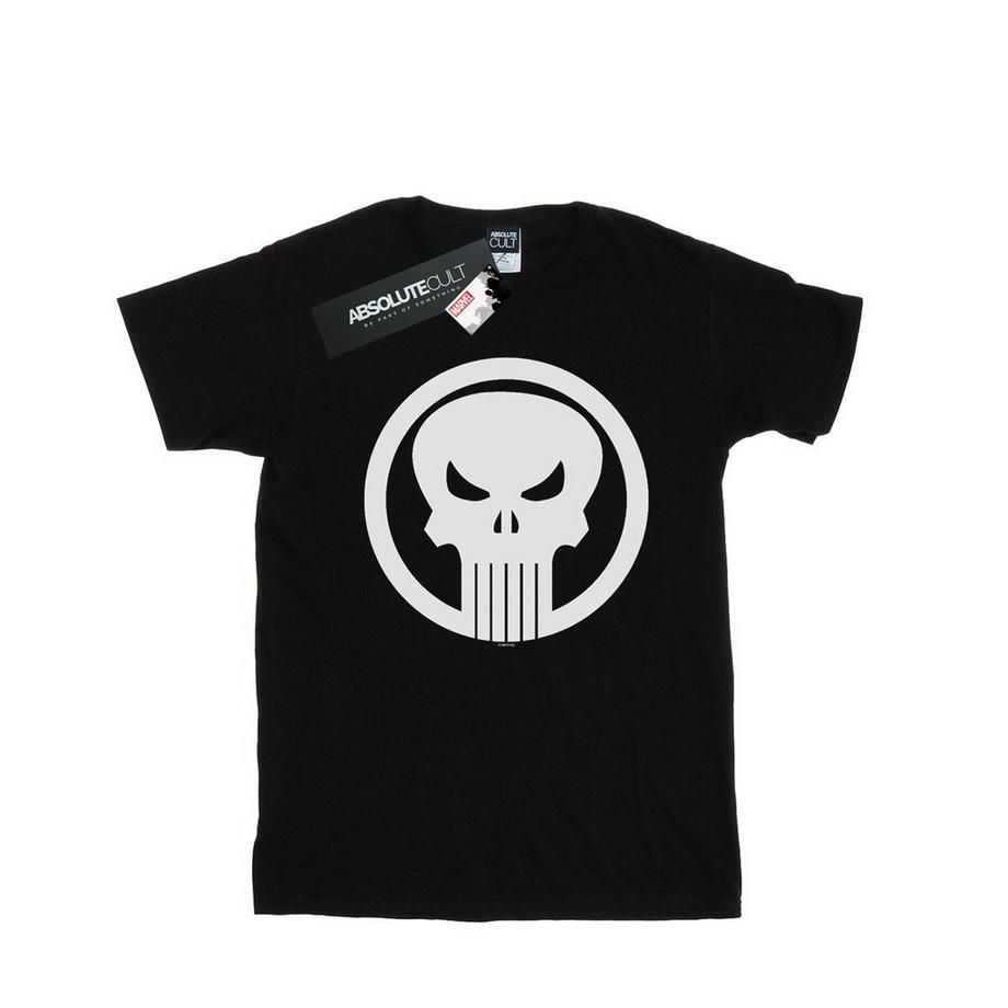 MARVEL  The Punisher Skull Circle TShirt 