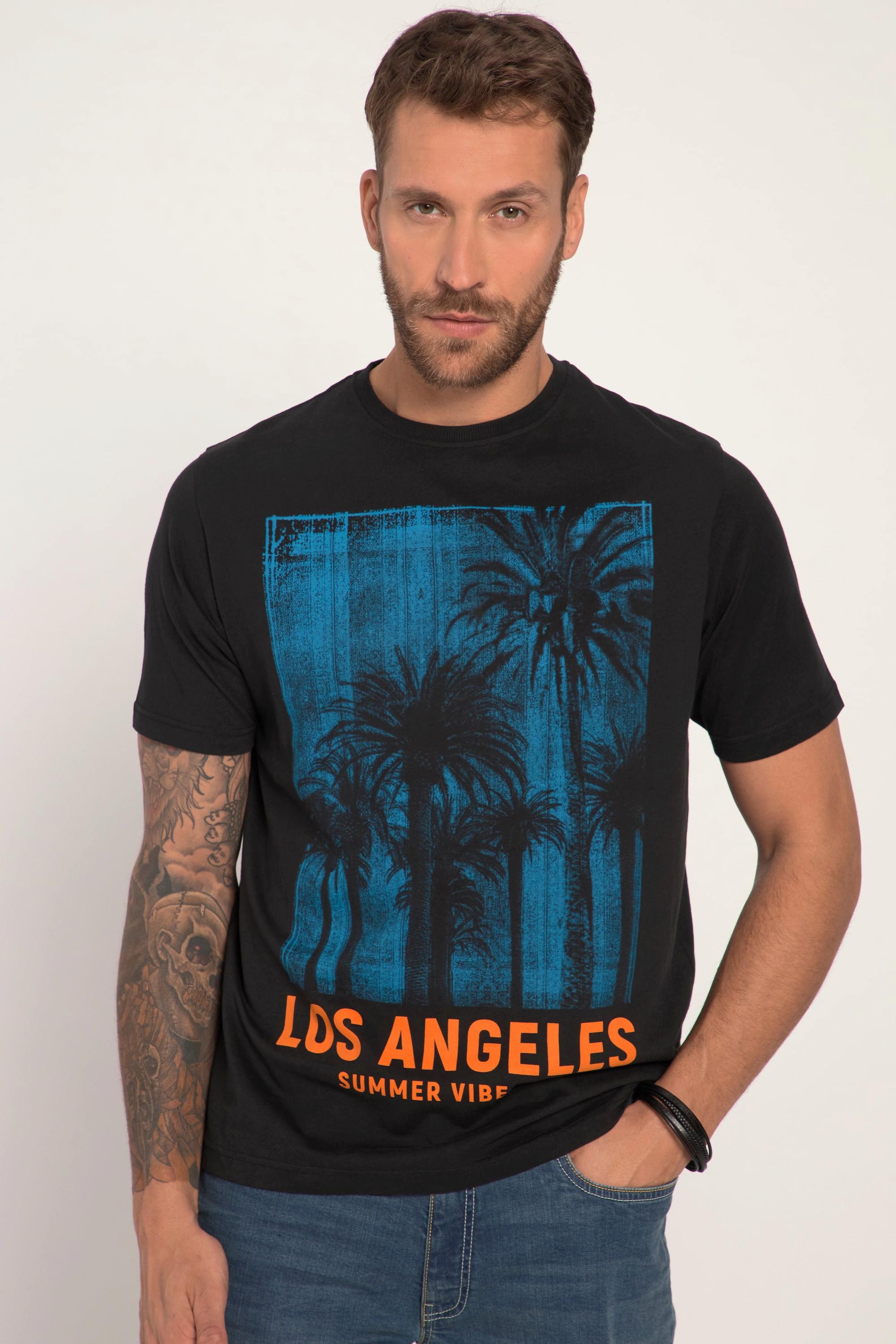 JP1880 Imprimé Palmiers Manches Courtes Col Rond T-Shirts Lot de 2  