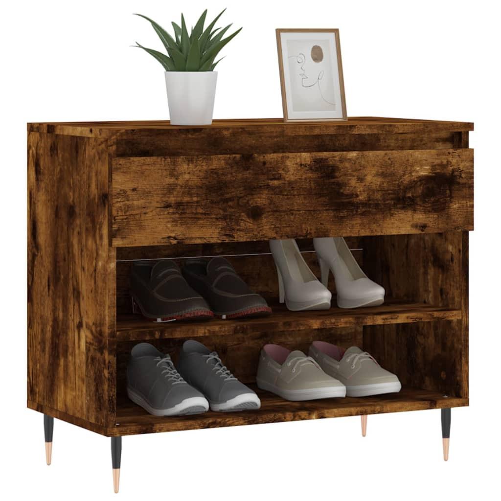 VidaXL Armoire à chaussures bois d'ingénierie  