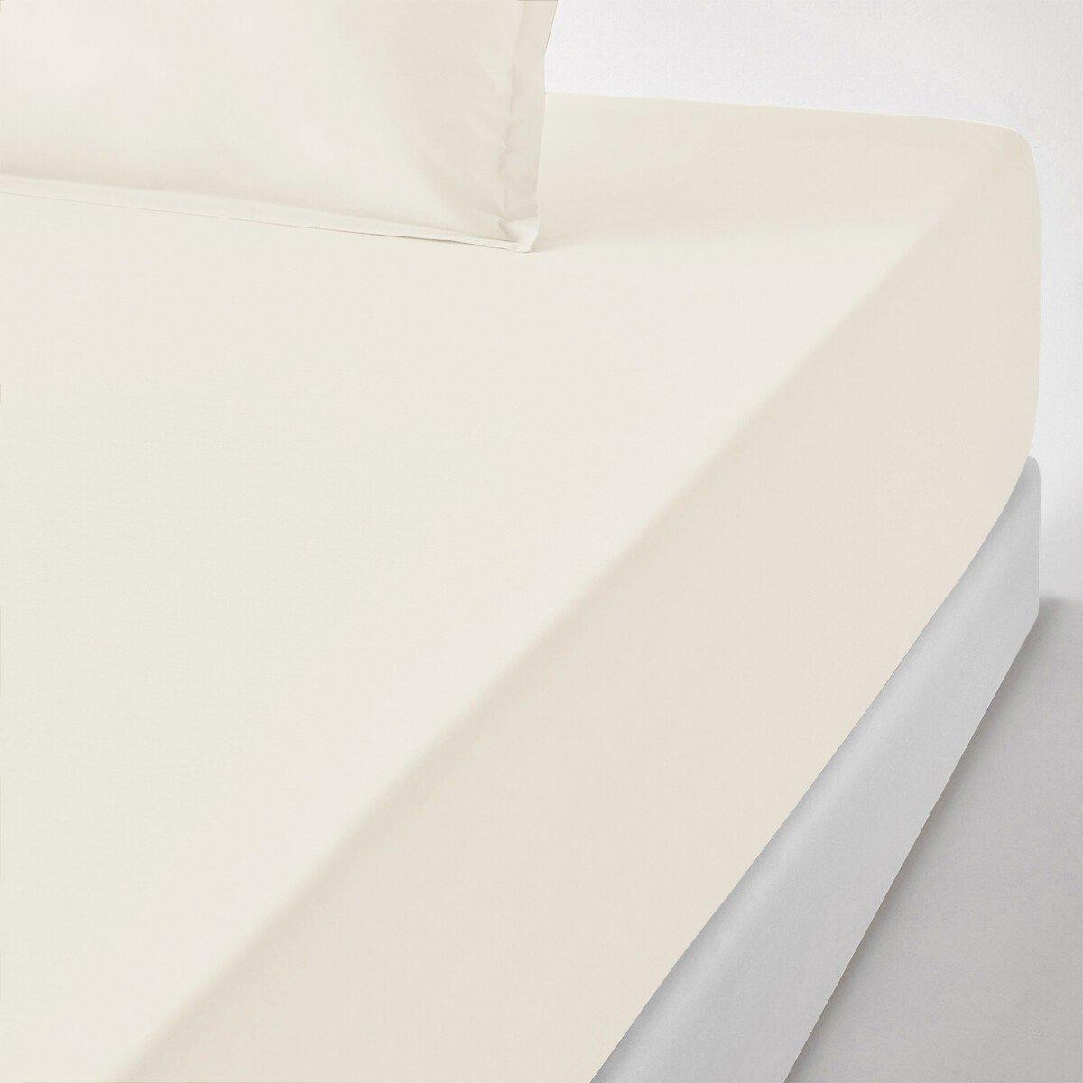 La Redoute Intérieurs Drap housse percale de coton bonnet 35 cm Scenario  