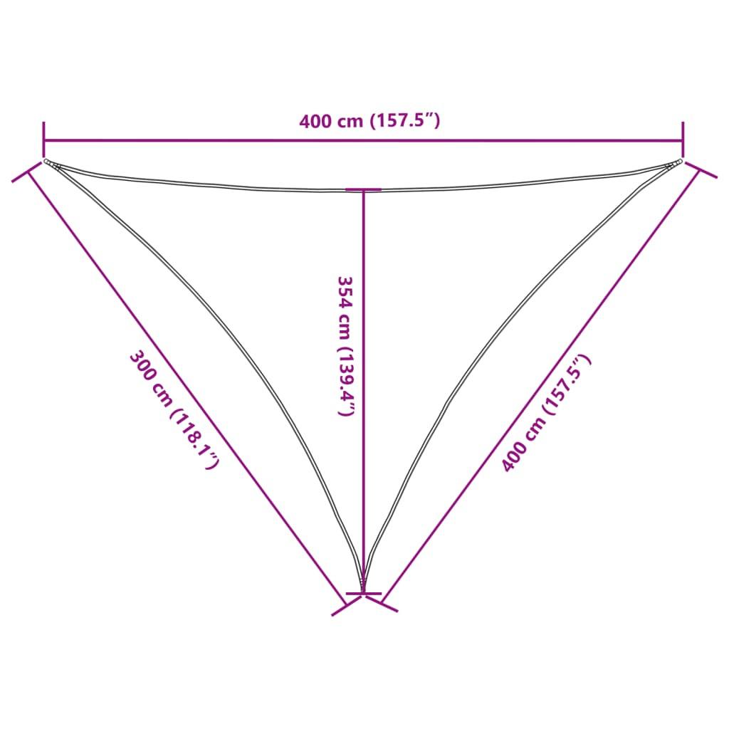 VidaXL Voile solaire  