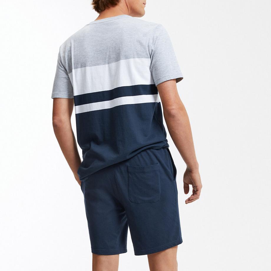 La Redoute Collections Pyjashort Haut Rayé Short Uni  