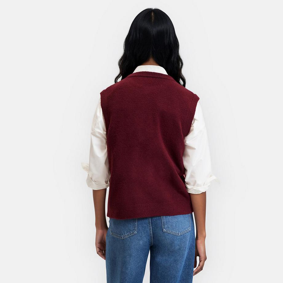 La Redoute Collections Pull sans manches à losanges argyle  