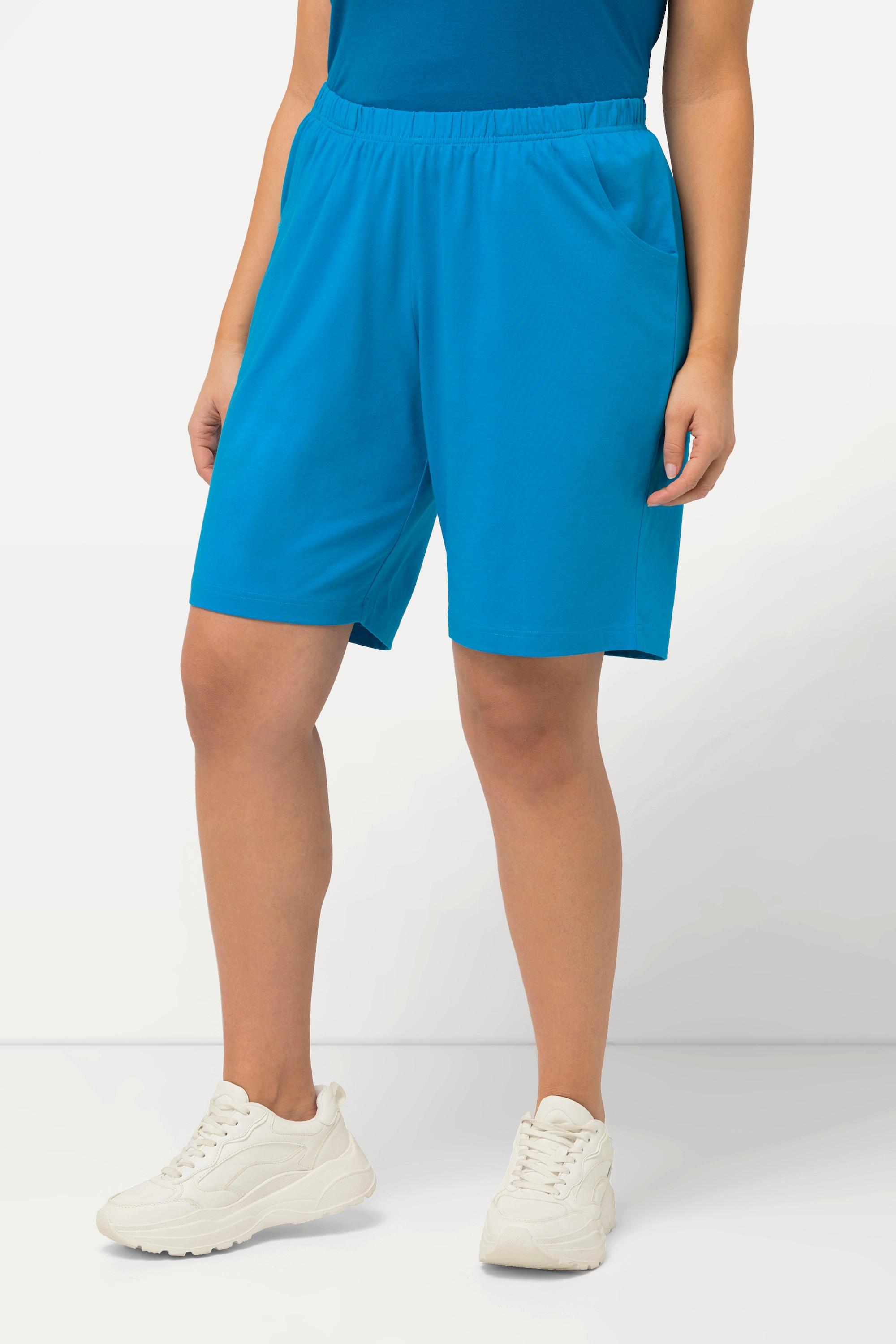 Ulla Popken  Short en jersey, poches et taille élastique 