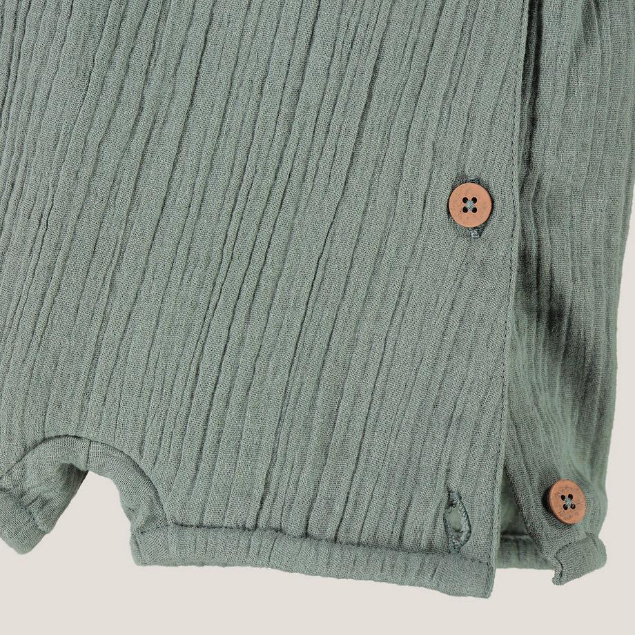 La Redoute Collections  Kurze Latzhose aus Baumwoll-Gaze 