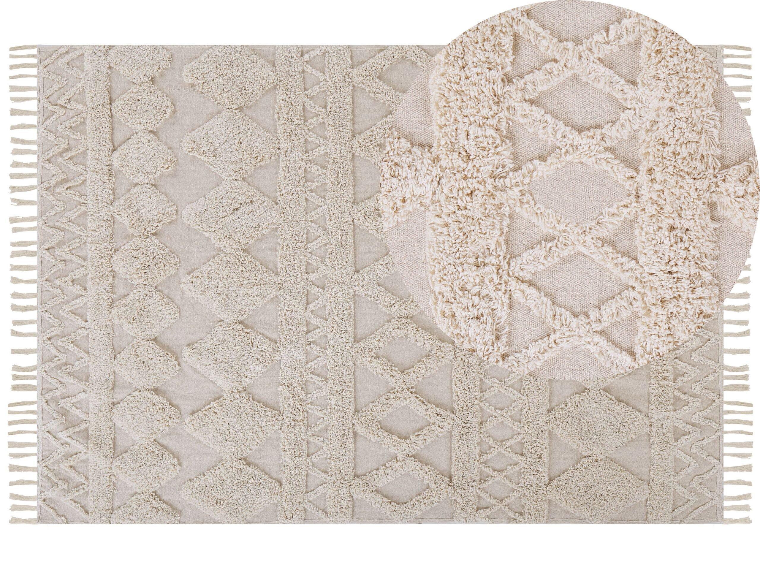 Beliani Tapis en Coton Boho DIDIM  