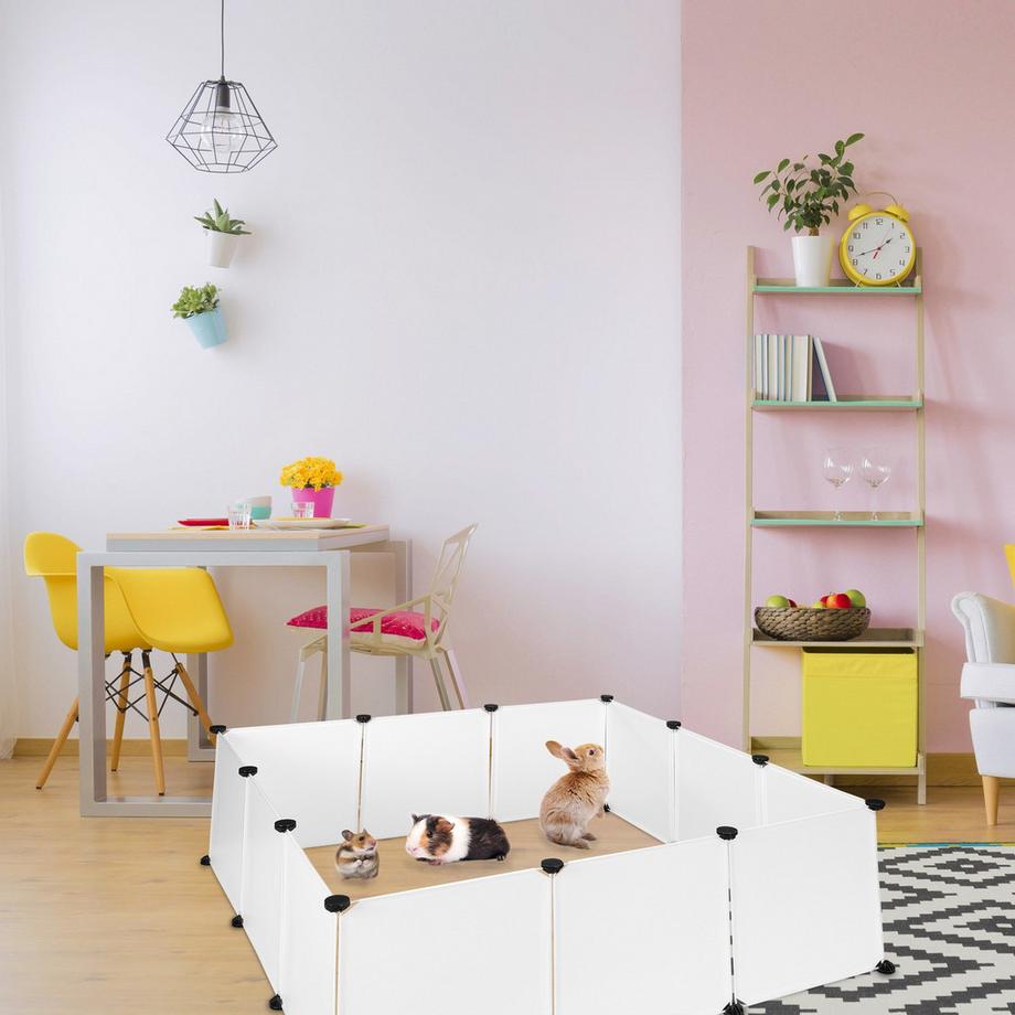 B2X  DIY Zaun für freilaufende Tiere Kunststoff 