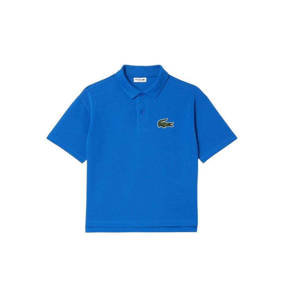 Maglietta Polo Vestibilità Rilassata Logo Maniche Corte