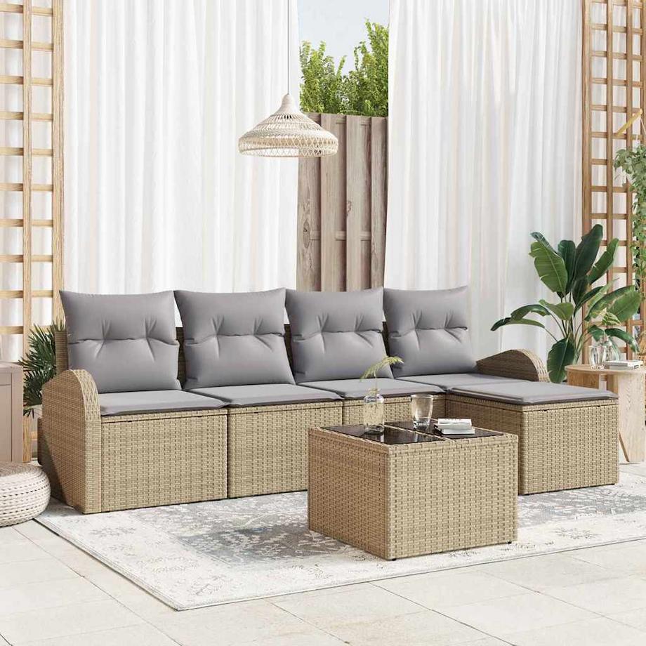VidaXL Gartensofa poly-rattan  