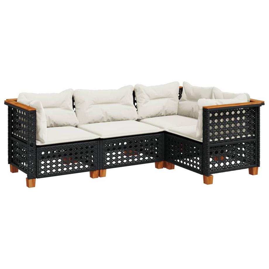 set divano da giardino Polirattan