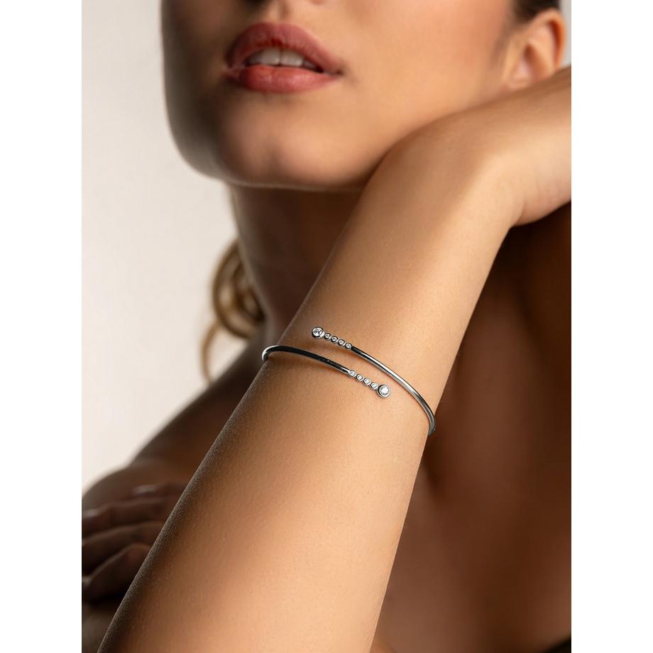 PHANTASYA  Armreif 2403 Rhodiniert 