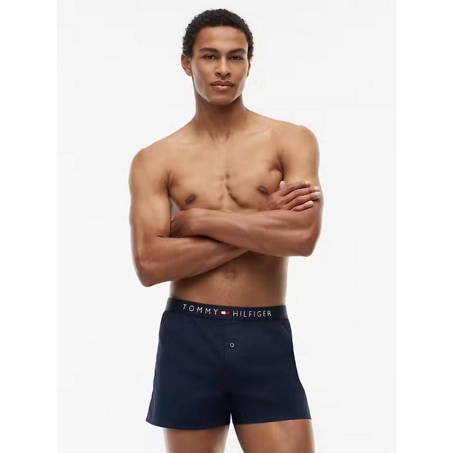 TOMMY HILFIGER Klassische Boxershorts mit Knopfleiste  