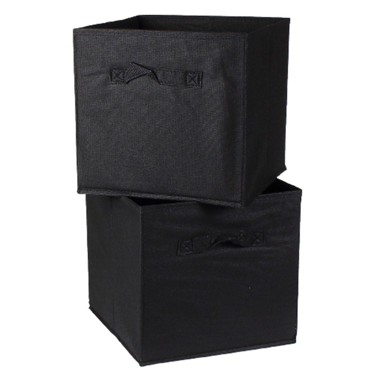 Calicosy Cube de rangement intissé 28x28cm - Lot de 2  