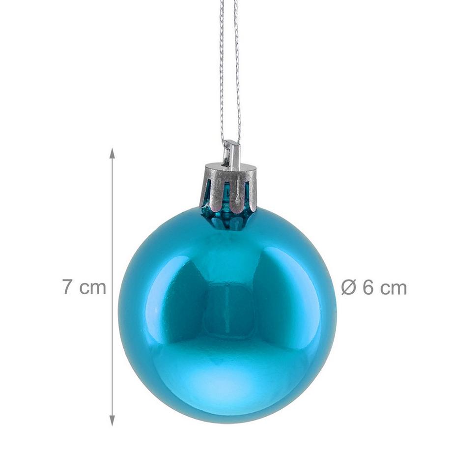 Northix Lot de 50 boules de Noël  