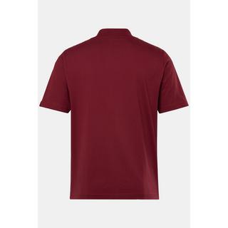 Sthuge  T-shirt STHUGE con mezze maniche e colletto alto rosso scuro 