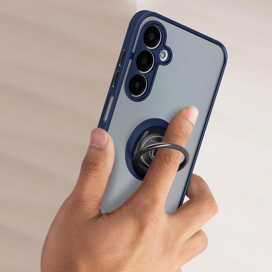 Avizar  Ring-Hülle Samsung A25 5G Dunkelblau 
