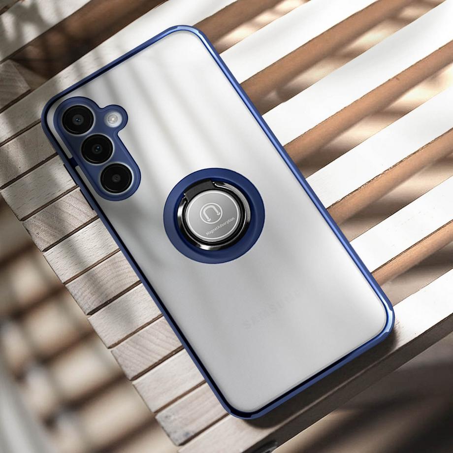 Avizar  Ring-Hülle Samsung A25 5G Dunkelblau 