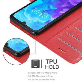 Cadorabo  Housse compatible avec Huawei Y5 2019 / Enjoy Play 8 / Honor 8S - Coque de protection avec fermeture magnétique, fonction de support et compartiment pour carte 