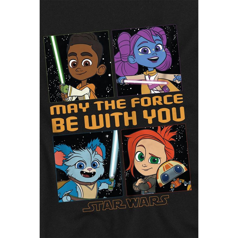 STAR WARS Young Jedi Adventure Among The Stars T-Shirt  