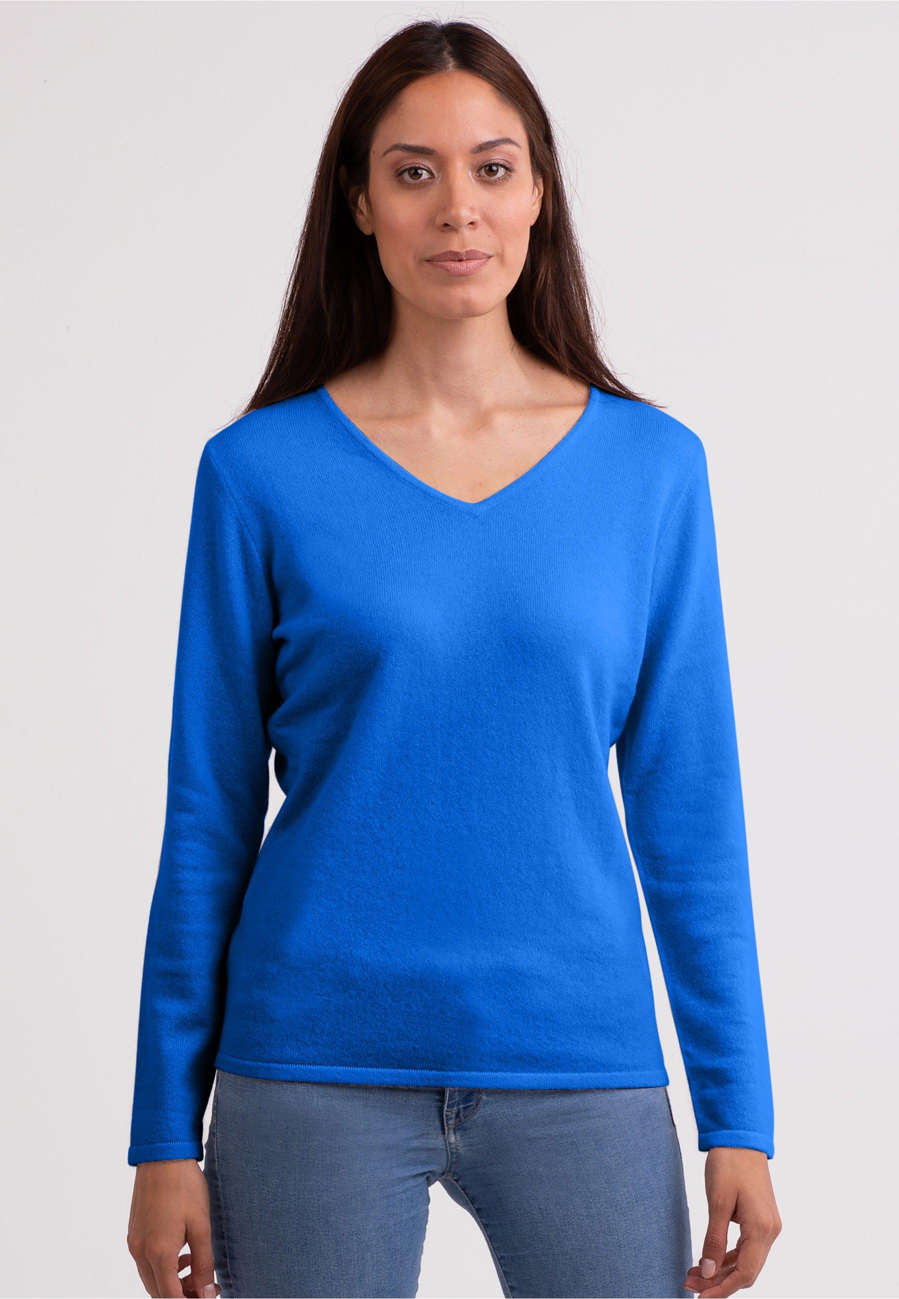 CASH-MERE.CH  Kaschmir V-Ausschnitt Pullover 