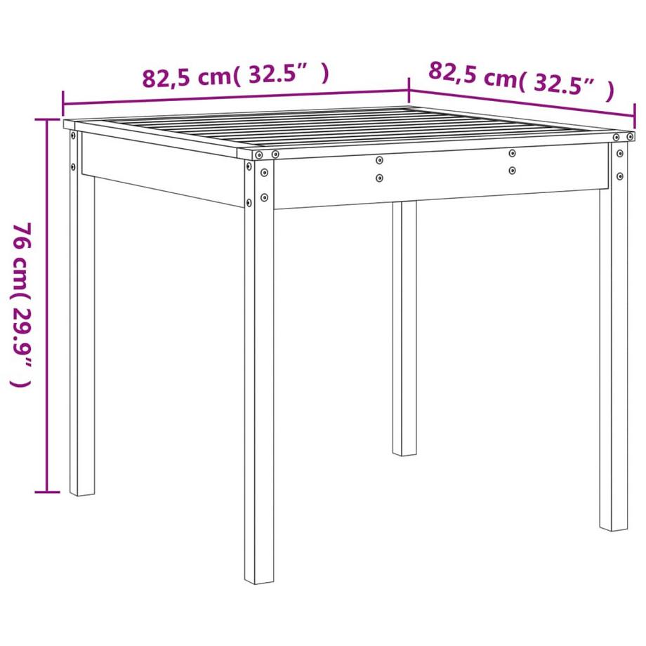 VidaXL Garten bistro set holz  