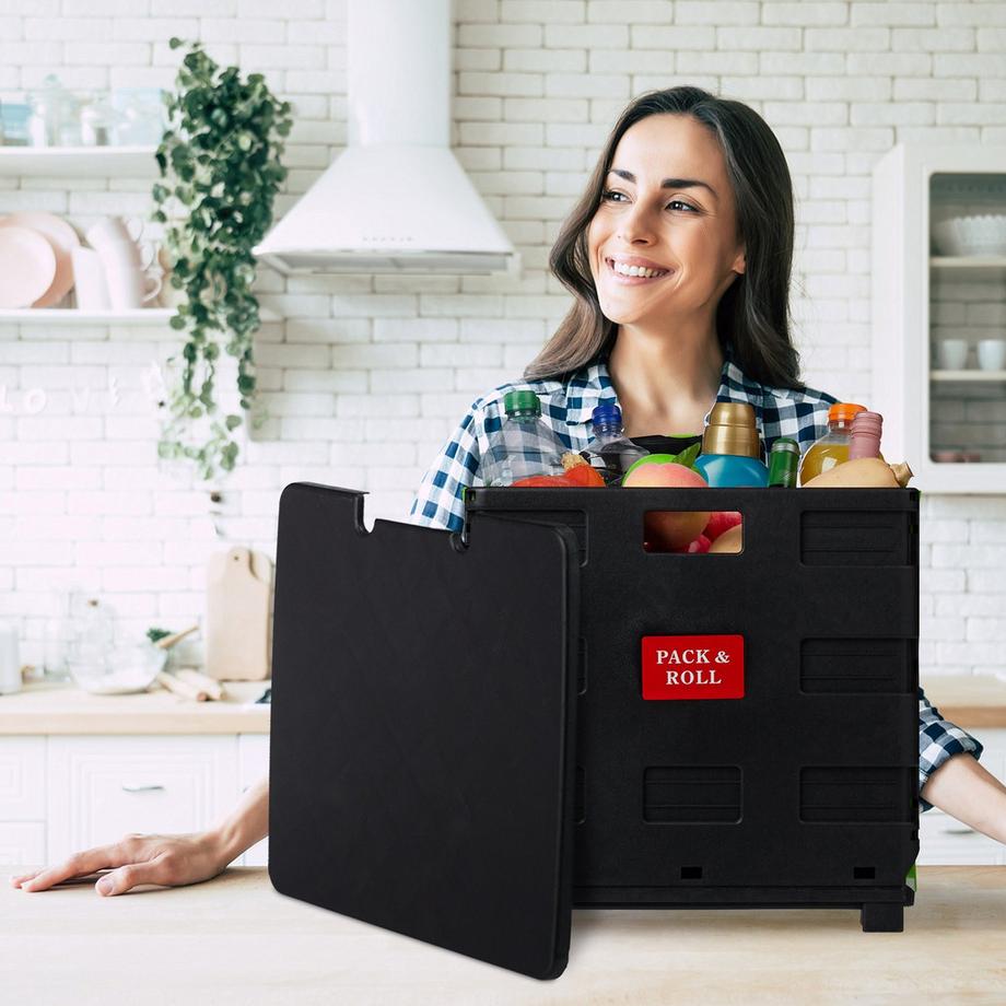 B2X Chariot de courses pliable  