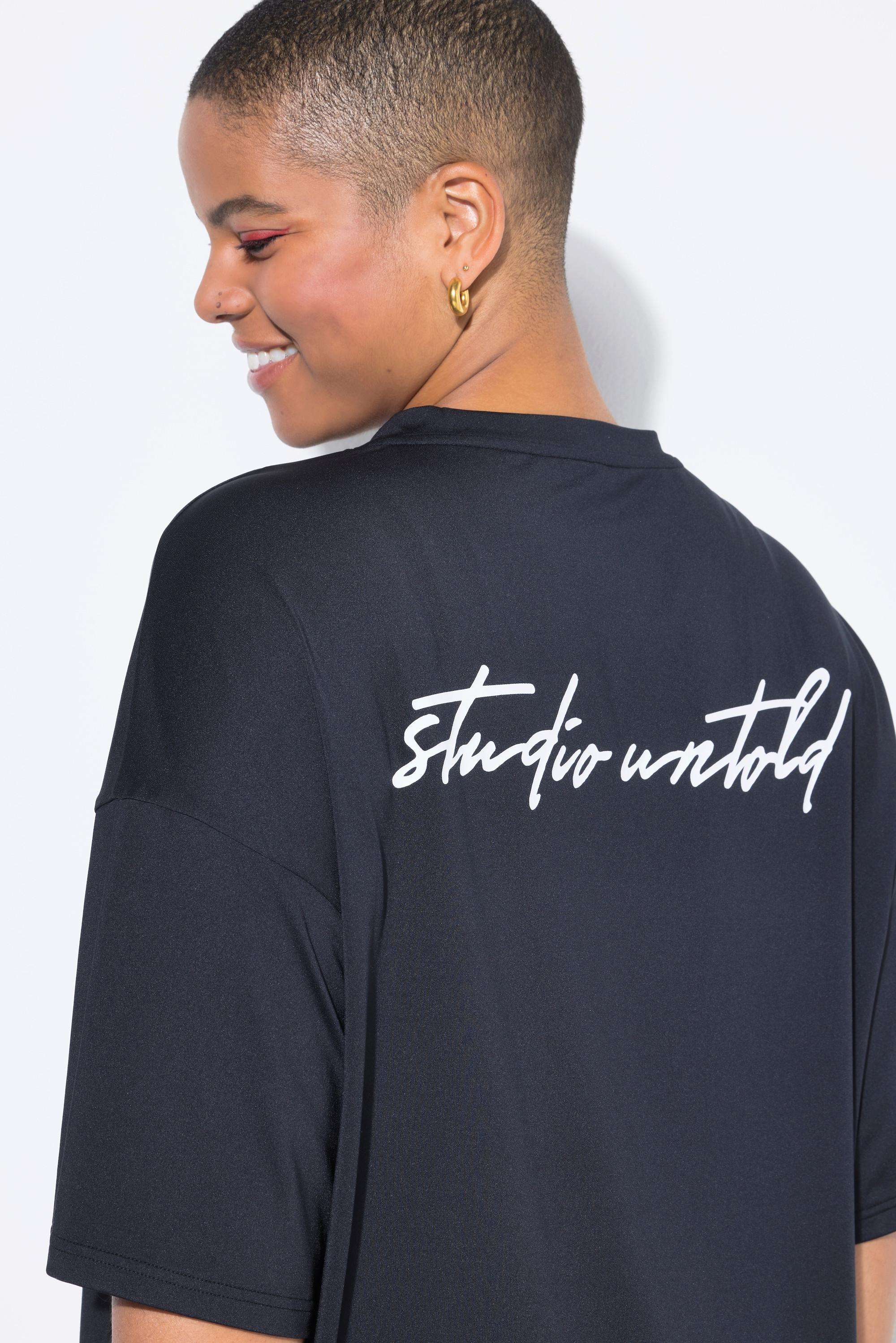 Studio Untold T-shirt oversized girocollo maniche corte  