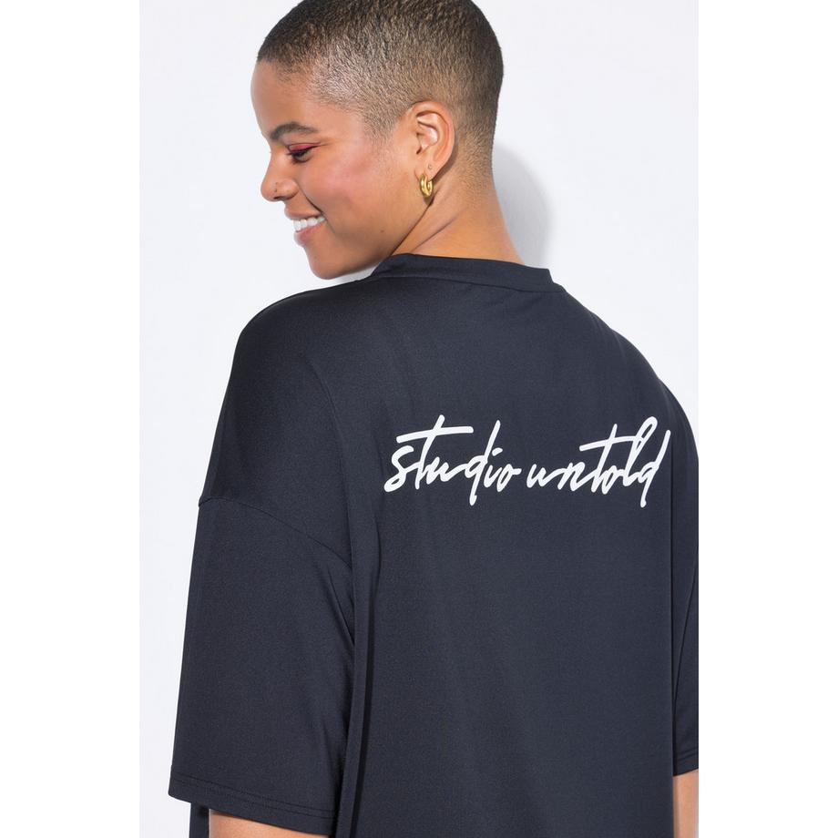 Studio Untold T-shirt oversized col rond manches courtes  