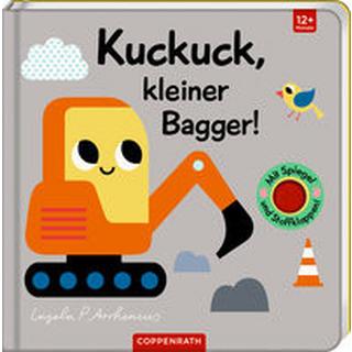 Mein Filz-Fühlbuch: Kuckuck, kleiner Bagger! Arrhenius, Ingela (Illustrationen) Gebundene Ausgabe 