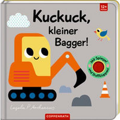 Mein Filz-Fühlbuch: Kuckuck, kleiner Bagger! Arrhenius, Ingela (Illustrationen) Gebundene Ausgabe 