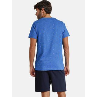 Admas  Pyjama Hausanzug Shorts Polo Sailing Antonio Miro 