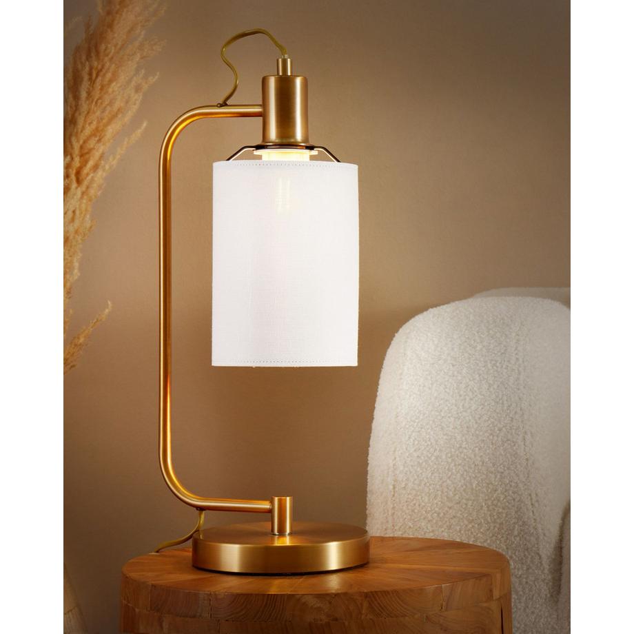 Beliani Lampe à poser en Métal  LIBERIA  