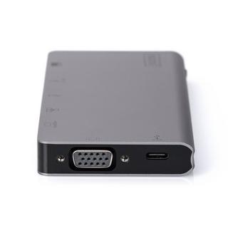 Digitus  Dock da viaggio multiporta USB Type-C™, 8 porte 